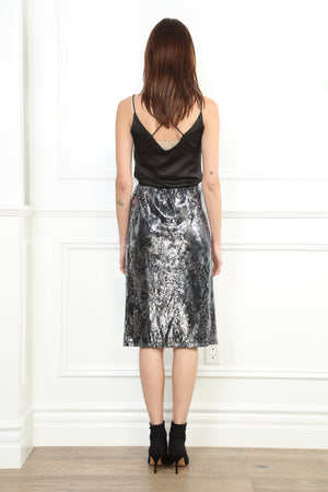 Snake Sequin Skirt