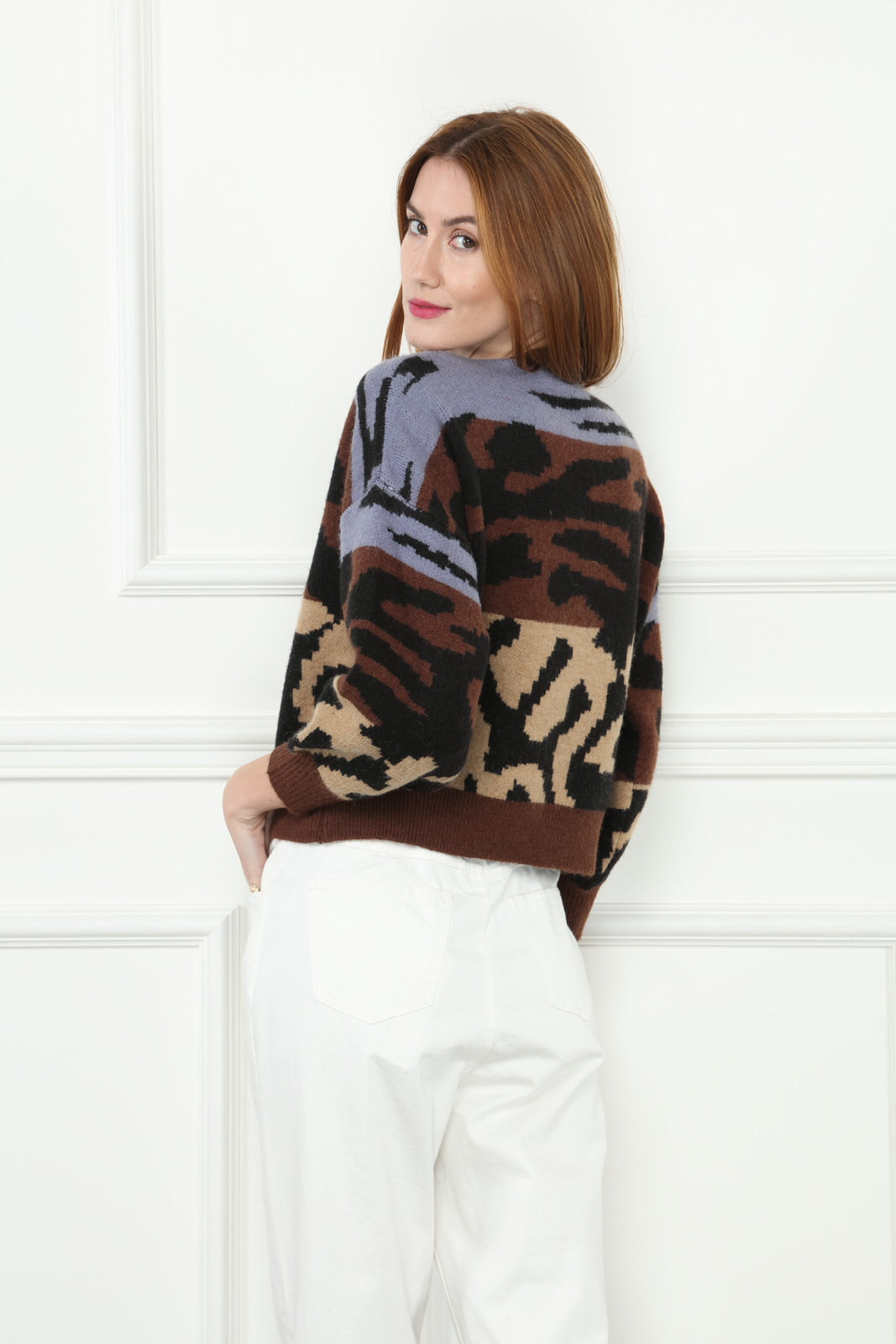 Abstract Animal Sweater