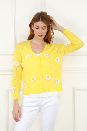 Yellow Sunflower Cardigan