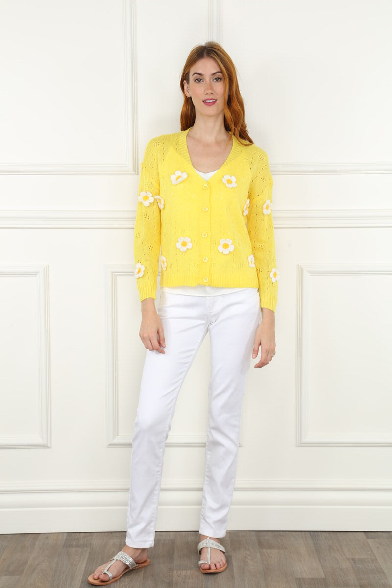 Yellow Sunflower Cardigan