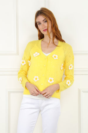 Yellow Sunflower Cardigan