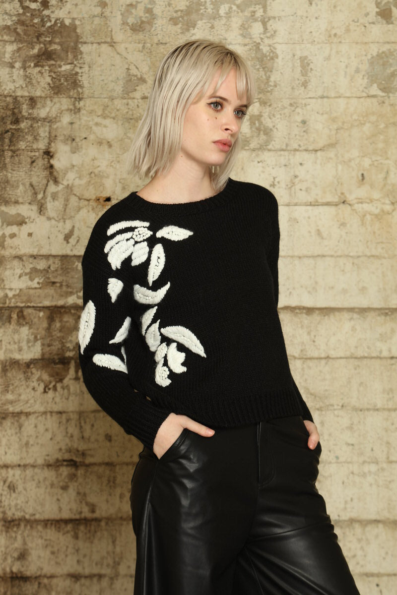 3D Embroidered Sweater