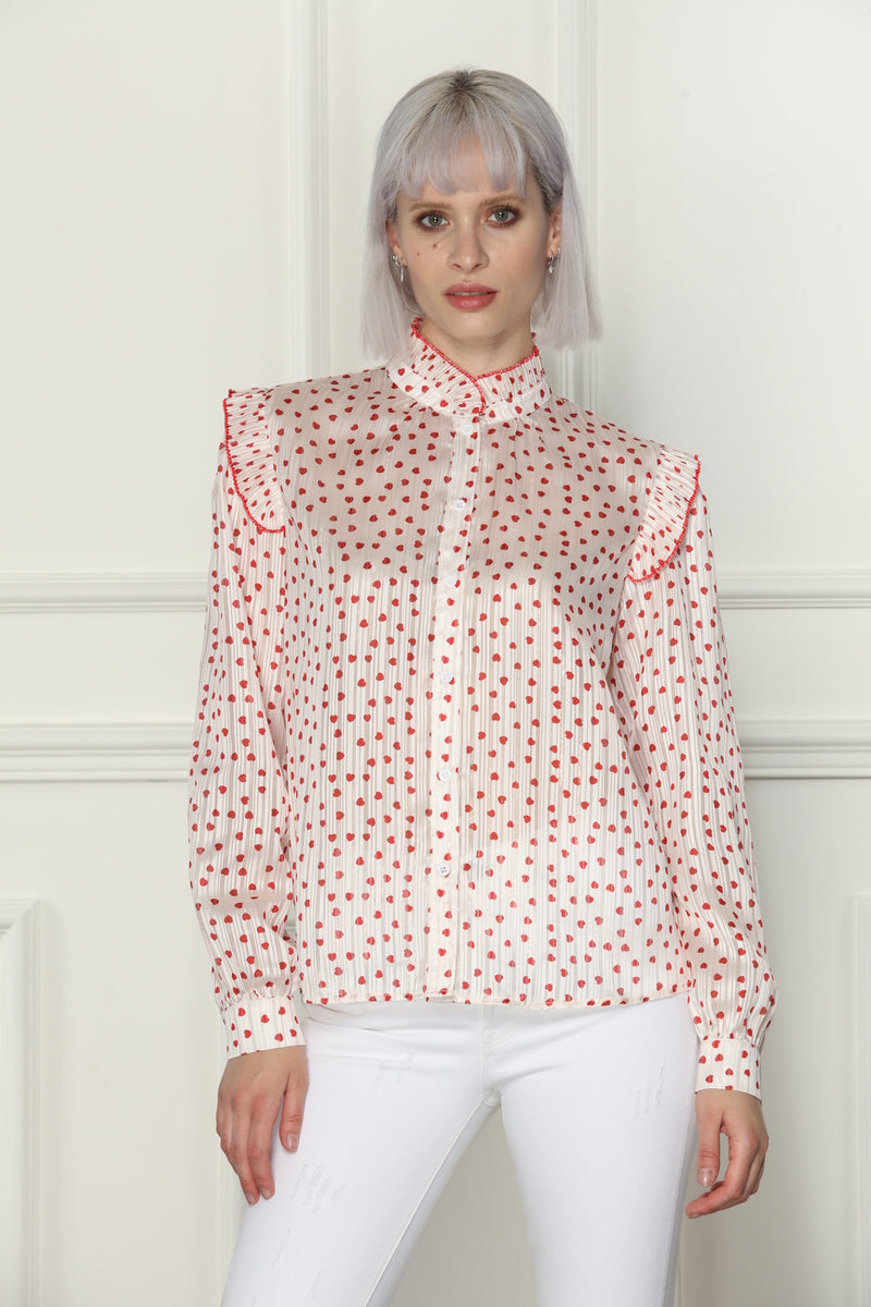 Heart Print Shirt