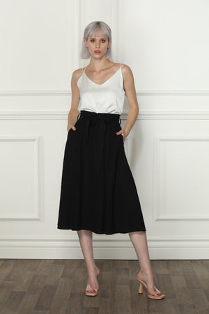 Linen Belt Skirt