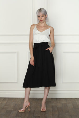 Linen Belt Skirt