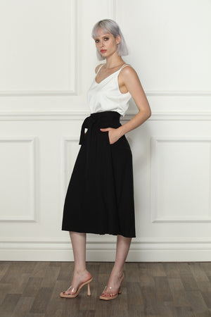 Linen Belt Skirt