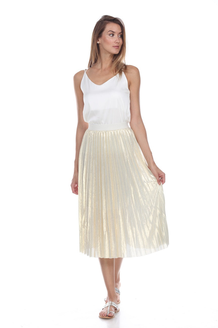 Liquid Metallic Skirt